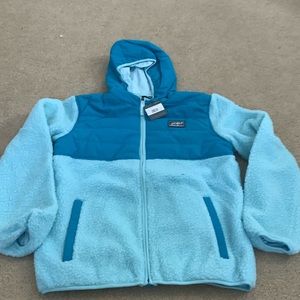 NET Eddie Bauer girls quest Sherpa fleece coat